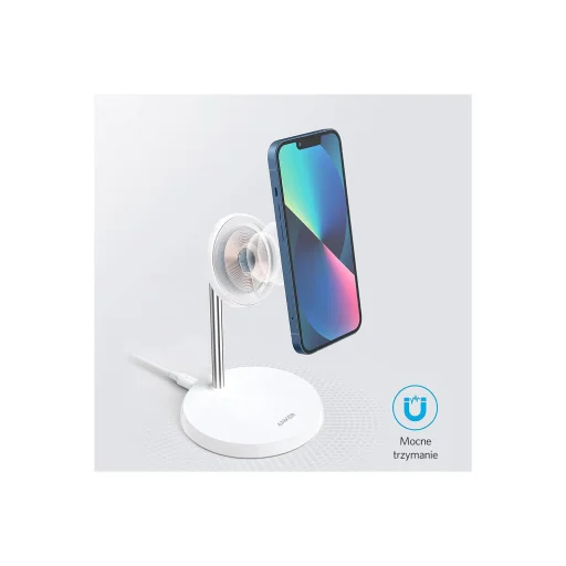 Anker Magsafe Vezeték nélküli Töltő PowerWave Select 2 az 1-ben 18W Fehér - 2