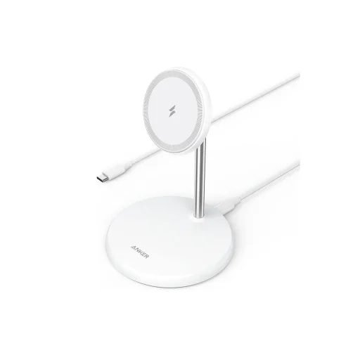 Anker Magsafe Vezeték nélküli Töltő PowerWave Select 2 az 1-ben 18W Fehér - 1