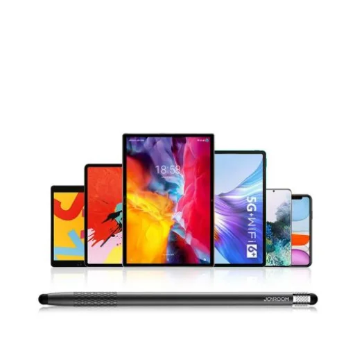 Joyroom Tablet kiegészítő. Kapacitív Stylus Toll Érintőképernyőhöz Fekete (JR-DR01), - 6
