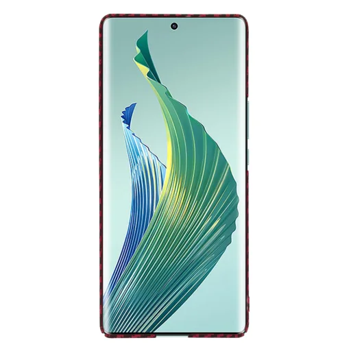  Techsuit - Carbonite FiberShell - Honor Magic5 Lite - Piros tok - 3