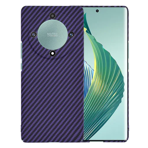  Techsuit - Karbonit Szálhéj - Honor Magic5 Lite - Lila tok - 1