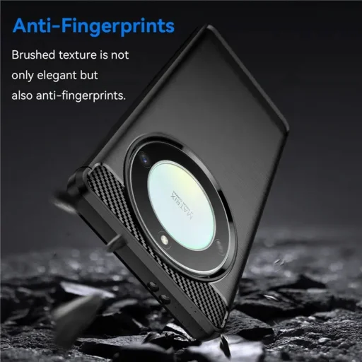  Techsuit - Szén-szilikon - Honor Magic6 Lite - Fekete tok - 5