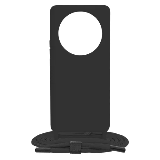  Techsuit - Keresztpántos Nyakpánt - Honor Magic5 Lite - Fekete tok - 7