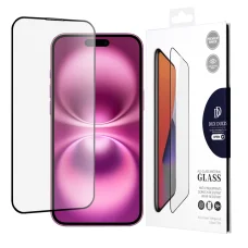  Dux Ducis - Edzett Üveg - iPhone 16 Plus - Fekete üvegfólia