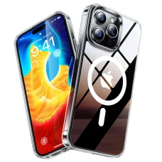 Torras - Diamond MagSafe Sorozat - iPhone 15 Pro Max - Átlátszó tok