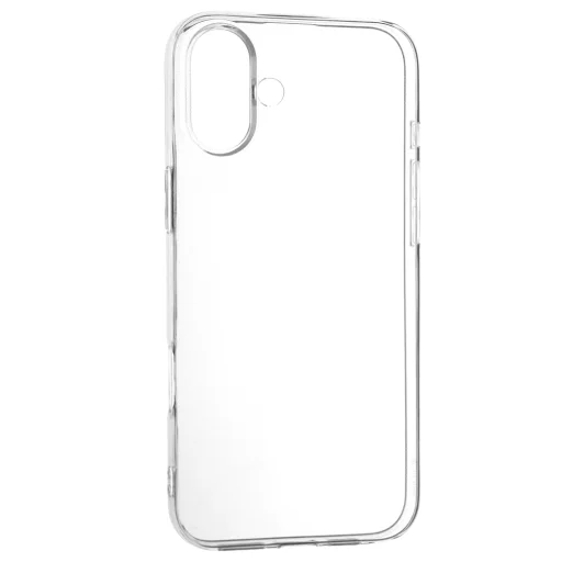  Techsuit - Áttetsző Szilikon [Nagy Lencse Kivágás] - iPhone 16 Plus - Átlátszó tok - 2