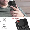  Techsuit - CamShield Sorozat - iPhone XR - Fekete tok - 5