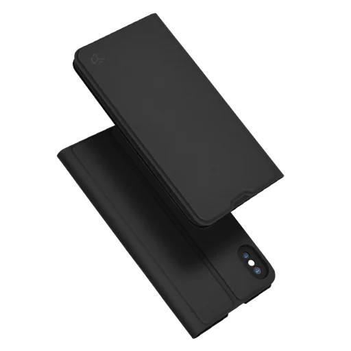  Techsuit - Magskin Könyv Tok - iPhone XS Max - Fekete tok - 1