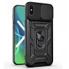  Techsuit - CamShield Sorozat - iPhone XS Max - Fekete tok