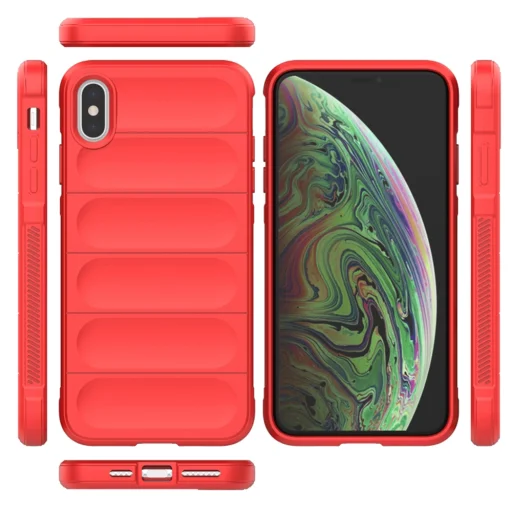  Techsuit - Varázspajzs - iPhone XS Max - Piros tok - 2