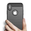  Techsuit - Karbon Szilikon - iPhone XS Max - Kék tok thumbnail