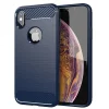  Techsuit - Karbon Szilikon - iPhone XS Max - Kék tok thumbnail