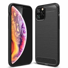  Techsuit - Szénszilikon - iPhone 11 Pro Max - Fekete tok