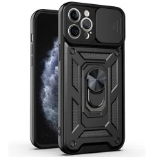  Techsuit - CamShield Sorozat - iPhone 11 Pro Max - Fekete tok