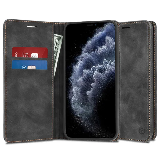  Techsuit - Kényelmes Borítás - iPhone 11 Pro Max - Fekete tok - 1