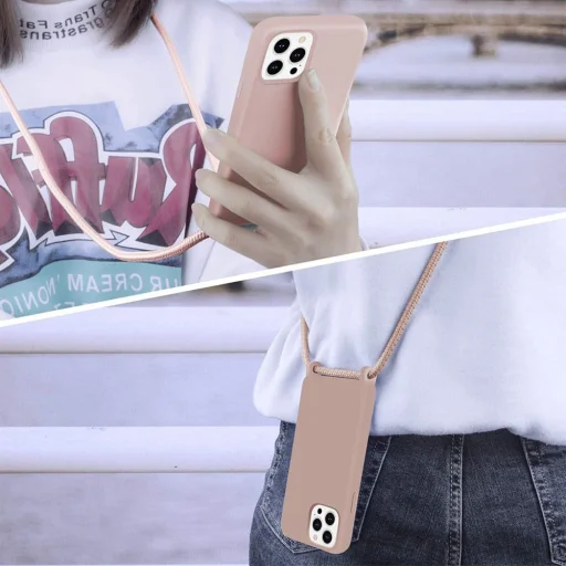  Techsuit - Keresztpántos nyakpánt - iPhone 11 Pro Max - Sárga tok - 7