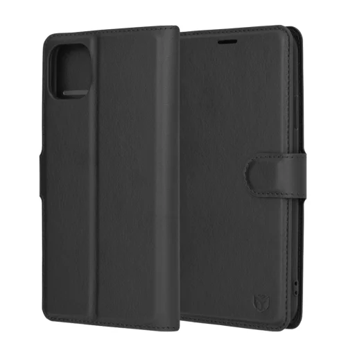  Techsuit - Bőr Tok - iPhone 11 Pro Max - Fekete tok - 1