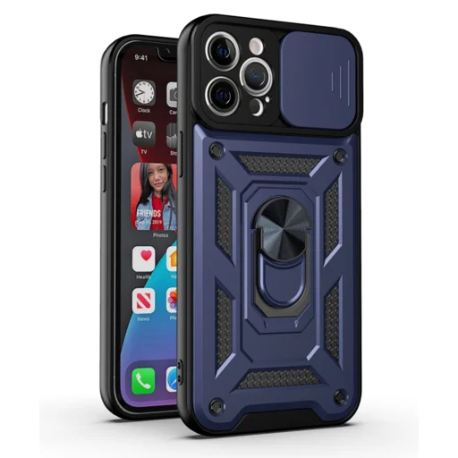 Techsuit - CamShield sorozat - iPhone 11 Pro Max - Kék tok - 1