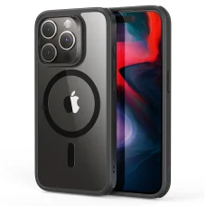  iPhone 15 Pro Max Átlátszó Sötétkék ESR Klasszikus Hibrid HaloLock tok