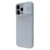  Nillkin - CamShield Silky MagSafe Szilikon - iPhone 15 Pro Max - Csillagszürke tok thumbnail