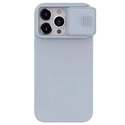  Nillkin - CamShield Silky MagSafe Szilikon - iPhone 15 Pro Max - Csillagszürke tok - 1
