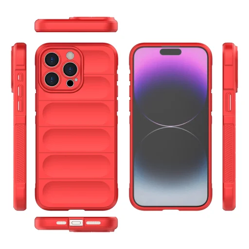  Techsuit - Varázspajzs - iPhone 15 Pro - Piros tok - 2