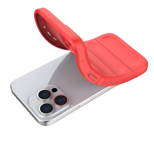  Techsuit - Varázspajzs - iPhone 15 Pro - Piros tok - 3
