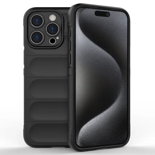  Techsuit - Varázs Pajzs - iPhone 15 Pro Max - Fekete tok - 1