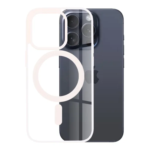  Techsuit - MagSafe Pro - iPhone 15 Pro - Natúr Rózsaszín tok - 1