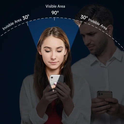 Dux Ducis - Edzett üveg képernyővédő adatvédelmi funkcióval - iPhone 16 - Fekete üvegfólia - 2