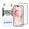  Lito - 2.5D Teljes Ragasztós Üveg - iPhone 15 - Fekete üvegfólia thumbnail