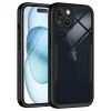  Techsuit - ColorVerse 360 Sorozat + Kijelzővédő - iPhone 15 Plus - Fekete tok thumbnail