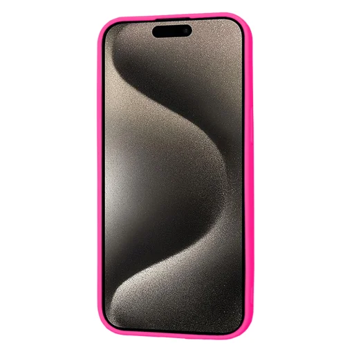  Techsuit - SoftFlex - iPhone 15 Pro Max - Forró rózsaszín tok - 2