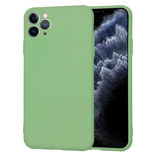  Techsuit - SoftFlex - iPhone 11 Pro Max - Mentazöld tok - 1