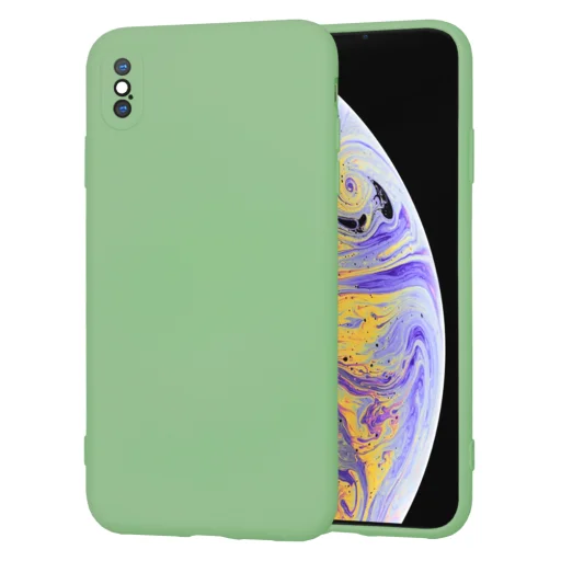  Techsuit - SoftFlex - iPhone XS Max - Mentazöld tok - 1