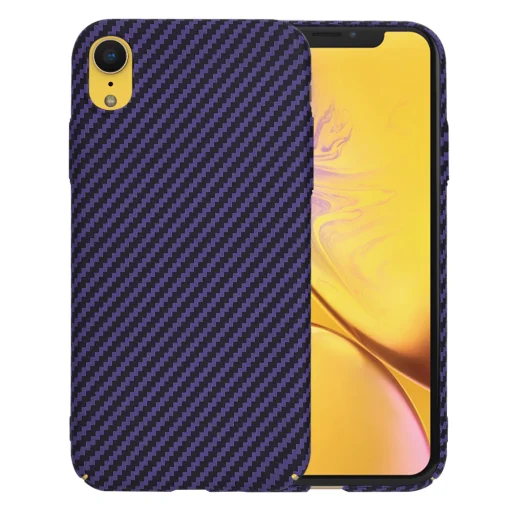  Techsuit - Carbonite FiberShell - iPhone XR - Lila tok - 1