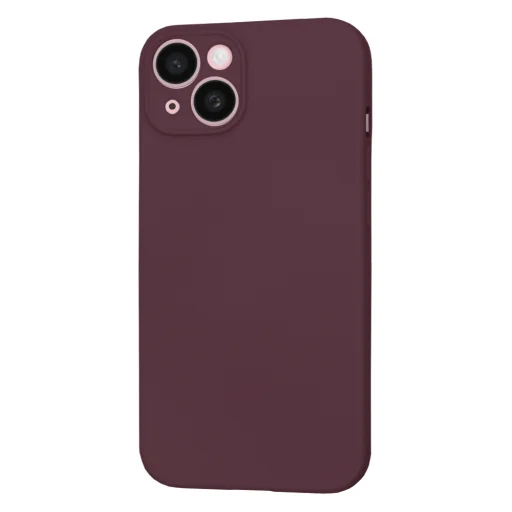  Techsuit - SoftFlex MagSafe - iPhone 15 - Szilvavörös tok - 2