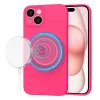  Techsuit - SoftFlex MagSafe - iPhone 15 - Rózsaszín tok