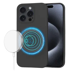  Techsuit - SoftFlex MagSafe - iPhone 15 Pro - Fekete tok