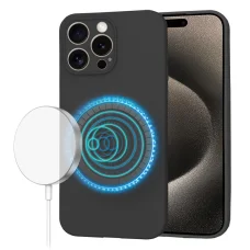  Techsuit - SoftFlex MagSafe - iPhone 15 Pro Max - Fekete tok