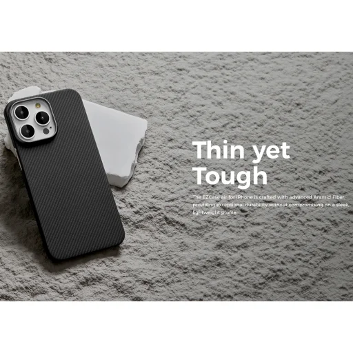  Edizard - Air MagSafe Tok - iPhone 15 Plus - Fekete tok - 6