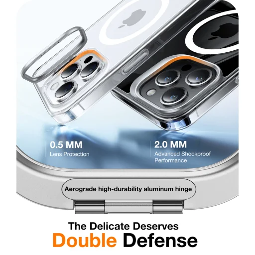 Torras - Lstand - iPhone 15 Pro - Átlátszó tok - 5