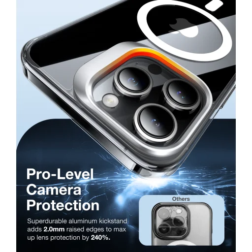 Torras - Lstand - iPhone 15 Pro - Átlátszó tok - 2