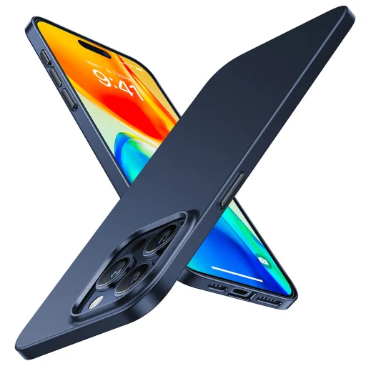 Torras - OriginFit-Mag sorozat - iPhone 15 Pro - Tengerészkék tok - 1