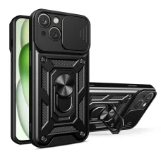  Techsuit - CamShield Sorozat - iPhone 15 - Fekete tok