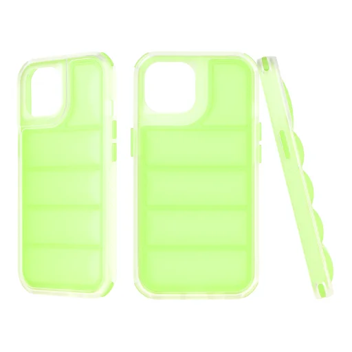  Techsuit - Hullám Pajzs - iPhone 15 - Zöld tok - 1