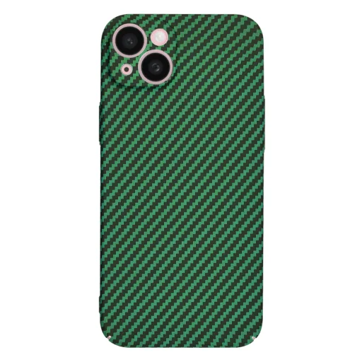  Techsuit - Karbonit Szénhéj - iPhone 15 - Zöld tok - 3