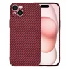  Techsuit - Karbonszálas héj - iPhone 15 - Piros tok thumbnail