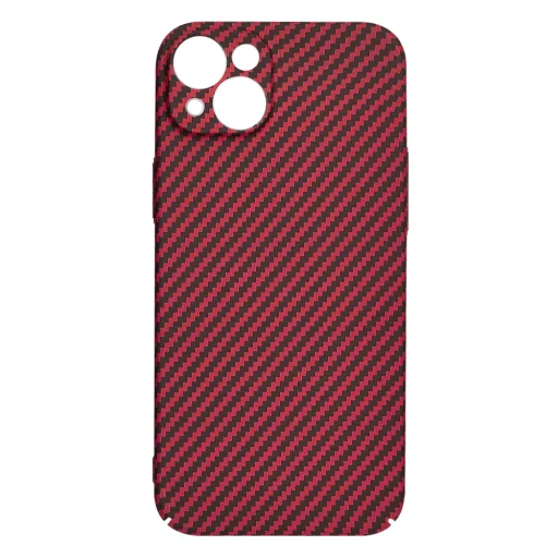  Techsuit - Karbonszálas héj - iPhone 15 - Piros tok - 4