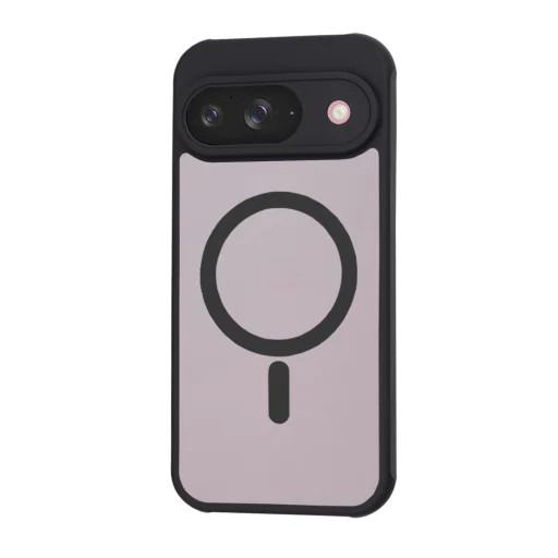  Techsuit - HaloFrost MagSafe Sorozat - Google Pixel 9 - Fekete tok - 3